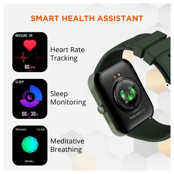 Fire-Boltt Starcross Smart Watch with Bluetooth Calling (Green) 4