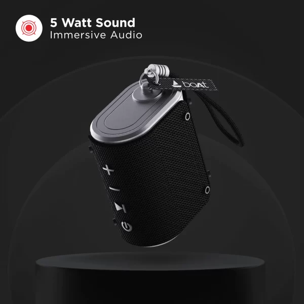 boAt Stone Grenade 5W Portable Wireless Speaker (Black) 2