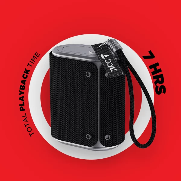 boAt Stone Grenade 5W Portable Wireless Speaker (Black) 5