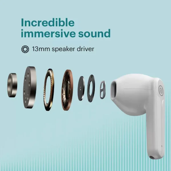 Noise Buds VS202 True Wireless Earbuds (Snow White) 2