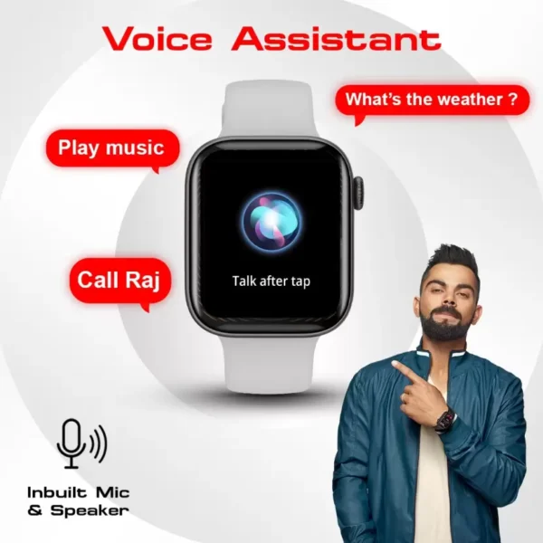 Fire-Boltt Ring 2 Smartwatch with Bluetooth Calling (Grey) 4