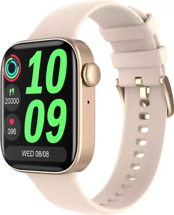 Fire-Boltt Ring 2 Smartwatch with Bluetooth Calling (Rose Gold) 1