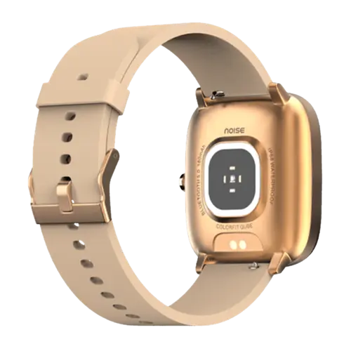 Noise ColorFit Qube Smart Watch (Beige Gold) 2