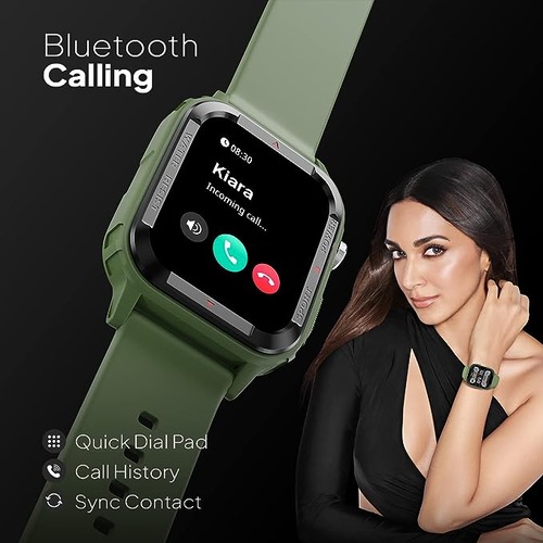 Fire-Boltt Tank 1.85 Bluetooth Calling Smart Watch (Green) 2