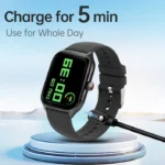 SHKOD Calling Smart Watch 5 Pro - Crystal Black - Image 2