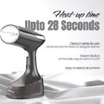 INALSA Steamer for Ironing Clothes - 1600W Handheld Garment Steamer - Black - Image 6